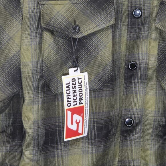 Snap On Dixxon Workforce Flannel Jacket Green Size XL - Picture 2 of 10